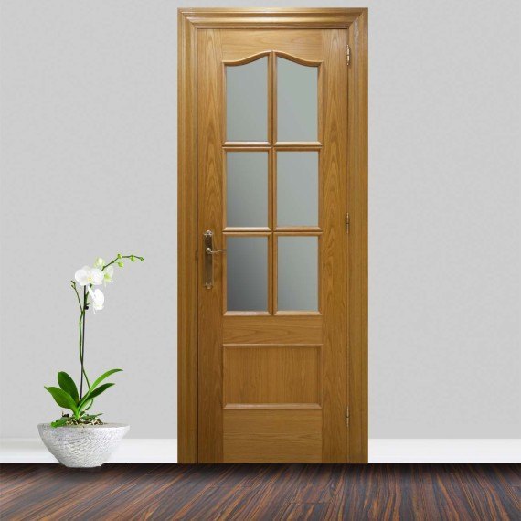 Puertas diseño clasico madera