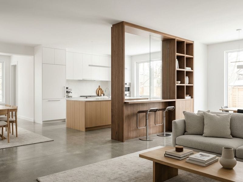 ideas para separar cocina del salon